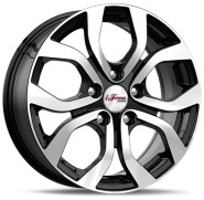 Фото диска iFree КС704 6.5x16 5/114.3 ET50 d66.1 алмаз черный