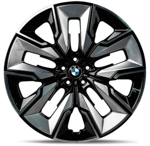 Фото диска BMW ES252 FORGED 9x21 5/112 ET24 DIA 66.6 Black Machined Face