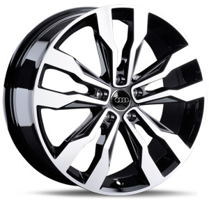 Фото диска AUDI A155 9.5x21 5/112 ET31 DIA 66.6 BKF