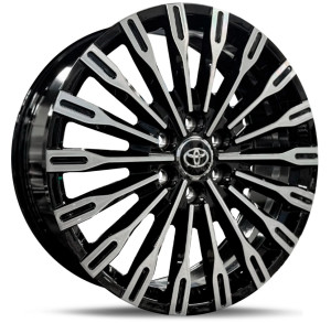 Фото диска TOYOTA FP1126 8x22 6/139.7 ET55 DIA 95.1 Black Machined Face