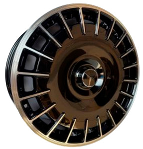 Фото диска MERCEDES FH610 8.5x20 5/112 ET38 DIA 66.6 Black Machined Face
