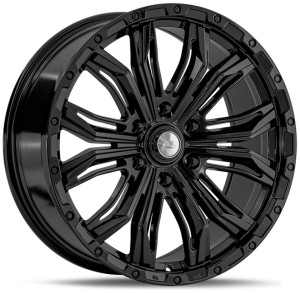Фото диска LS Wheels 1376 9x20 6/139.7 ET25 DIA 100.1 BK