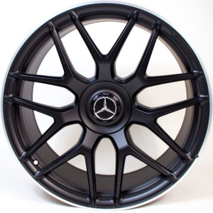 Фото диска MERCEDES FT468 8.5x21 5/112 ET32 DIA 66.6 Satin Black Machined Lip