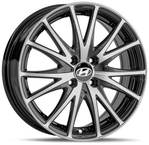 Фото диска HYUNDAI HND392 6x16 4/100 ET49 DIA 54.1 BKF