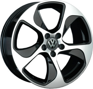Фото диска VOLKSWAGEN VW186 8x18 5/130 ET53 DIA 71.6 BKF