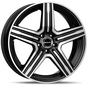 Фото диска MAK Lewis 9x18 5/112 ET50 d66.6 Black Mirror