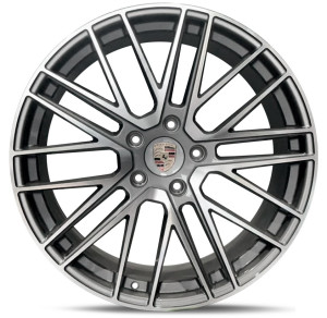 Фото диска PORSCHE FP251 11.5x21 5/130 ET69 DIA 71.6 Black Machined Face