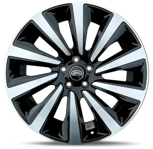 Фото диска LAND ROVER Range Rover ES610 FORGED 9.5x22 5/120 ET40 DIA 72.6 Black Machined Face