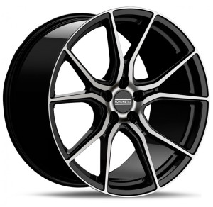 Фото диска Fondmetall STC45 8.5x20 5/114.3 ET32 DIA 75 Glossy Black Machined