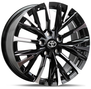 Фото диска TOYOTA FBX159-9 8.5x19 5/114.3 ET38 DIA 60.1 Black Machined Face