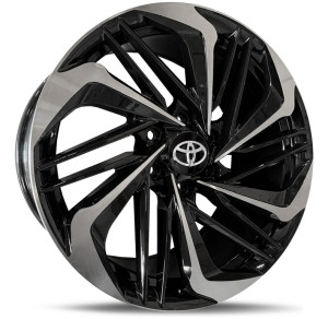 Фото диска TOYOTA FBX299-20 8.5x20 6/139.7 ET25 DIA 106.1 Black Machined Face