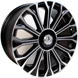 Фото диска MERCEDES ES117 FORGED 8.5x20 5/112 ET36 DIA 66.6 Black Machined Face