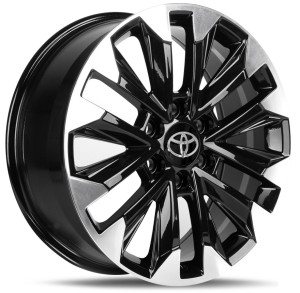 Фото диска TOYOTA FP3123 8x20 6/139.7 ET55 DIA 95.1 Black Machined Face