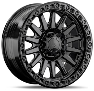 Фото диска LS Wheels FlowForming RC90 9x18 6/139.7 ET15 DIA 106.1 BK