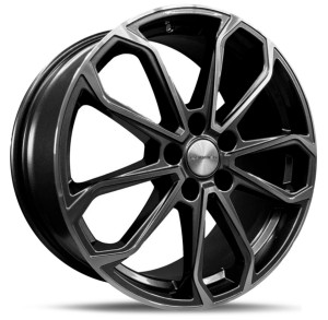 Фото диска Khomen Wheels KHW1816 7x18 5/108 ET33 DIA 60.1 Gray-FP