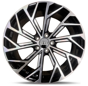 Фото диска AUDI 3051 9x20 5/112 ET30 DIA 66.6 Black Machined Face