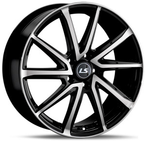 Фото диска LS Wheels 1290 7x17 5/100 ET55 DIA 56.1 BKF