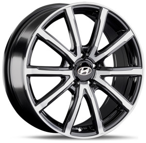 Фото диска HYUNDAI HND230 6x15 5/114.3 ET45 DIA 67.1 BKF