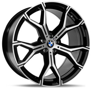 Фото диска BMW 509 10.5x20 5/112 ET40 DIA 66.6 Black Machined Face