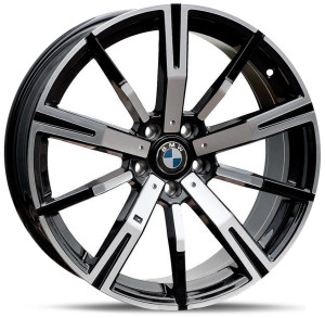 Фото диска BMW FY1156 9x19 5/112 ET38 DIA 66.6 Black Machined Face