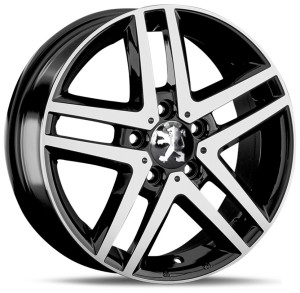 Фото диска PEUGEOT PG123 6.5x16 5/118 ET50 DIA 71.1 BKF