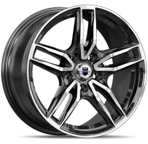 Фото диска КиК Бартон 8x17 5/110 ET35 DIA 65.1 алмаз чeрный