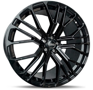 Фото диска AUDI 61410 9.5x22 5/112 ET20 DIA 66.6 Gloss Black