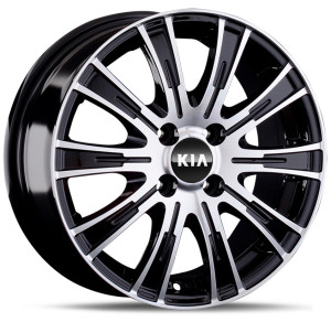Фото диска KIA KI212 6x15 4/100 ET48 DIA 60.1 BKF