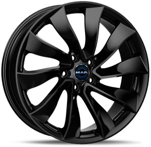 Фото диска MAK Solar 9.5x19 5/114.3 ET45 DIA 64.1 Gloss Black