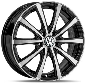 Фото диска VOLKSWAGEN VV406 6x16 5/100 ET40 DIA 57.1 BKF