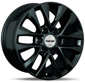 Фото диска Carwel Сандал 7.5x18 6/139.7 ET25 DIA 106.1 BK