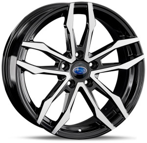 Фото диска SUBARU SB123 8x18 5/114.3 ET55 DIA 56.1 BKF