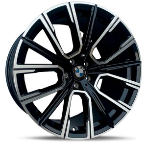 Фото диска BMW D515 8.5x20 5/112 ET30 DIA 66.6 Black Machined Face