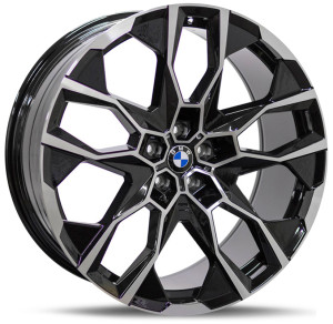 Фото диска BMW D592 9.5x21 5/112 ET37 DIA 66.6 Black Machined Face
