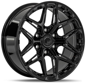 Фото диска LS Wheels Forget FG53 9x22 6/139.7 ET45 DIA 100.1 BK