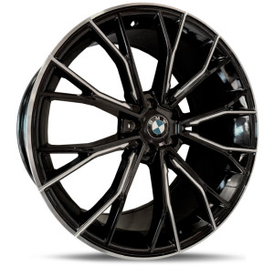 Фото диска BMW D917 10x20 5/112 ET40 DIA 66.6 Black Machined Lip
