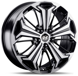Фото диска HYUNDAI HND371 7.5x19 5/114.3 ET49.5 DIA 67.1 BKF