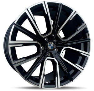 Фото диска BMW FP515 8.5x19 5/112 ET30 DIA 66.6 Black Machined Face