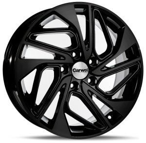 Фото диска Carwel Калкан 7x17 5/114.3 ET40 DIA 66.1 BK