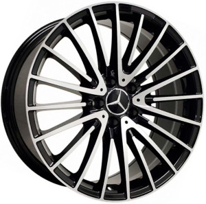 Фото диска MERCEDES D1073 9x20 5/112 ET48 DIA 66.6 Black/Machined