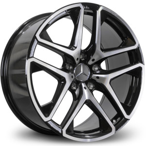 Фото диска MERCEDES D528 11x21 5/112 ET49 DIA 66.6 Black Machined Face