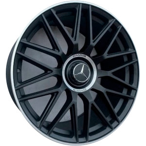 Фото диска MERCEDES D846 9.5x20 5/112 ET45 DIA 66.6 Satin Black Machined Lip