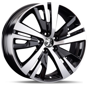 Фото диска PEUGEOT PG70 7.5x19 5/108 ET42 DIA 65.1 BKF