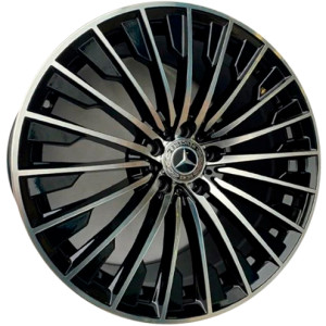 Фото диска MERCEDES FT627 8x19 5/112 ET43 DIA 66.6 Black Machined Face