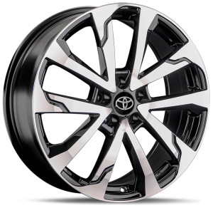 Фото диска TOYOTA TY414 7.5x19 5/114.3 ET30 DIA 60.1 BKF