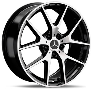 Фото диска MERCEDES MR266 8x18 5/112 ET43 DIA 66.6 BKF