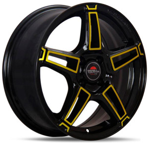 Фото диска YOKATTA MODEL-35 6.5x16 5/114.3 ET45 DIA 60.1 BLACK
