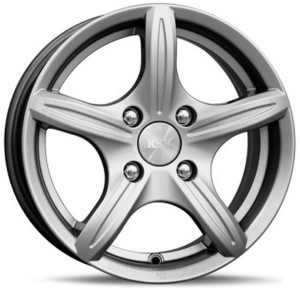 Фото диска КиК Мирель 6x14 4/98 ET25 DIA 67.1 сильвер