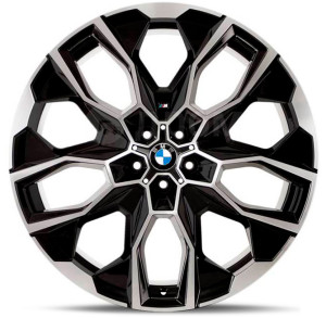 Фото диска BMW ES249 FORGED 9.5x21 5/112 ET30 d66.6 Black Machined Face
