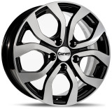 Чёрный глянцевый с полированной лицевой частью